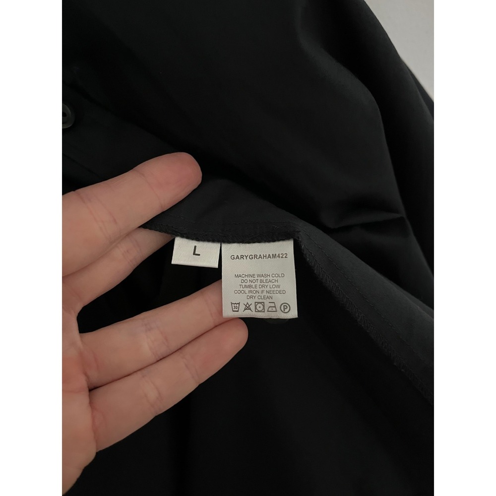 GARY GRAHAM 422 Amanda Cotton Poplin Button Down Shirt Dress - Picture 11 of 13